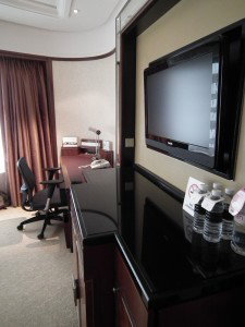 Our room at the Shangri La!