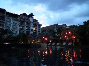 Dusk at Angkor Miracle!