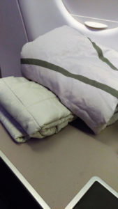 Malaysia Airlines' Bedding