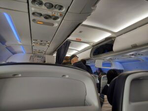 Stuck on plane