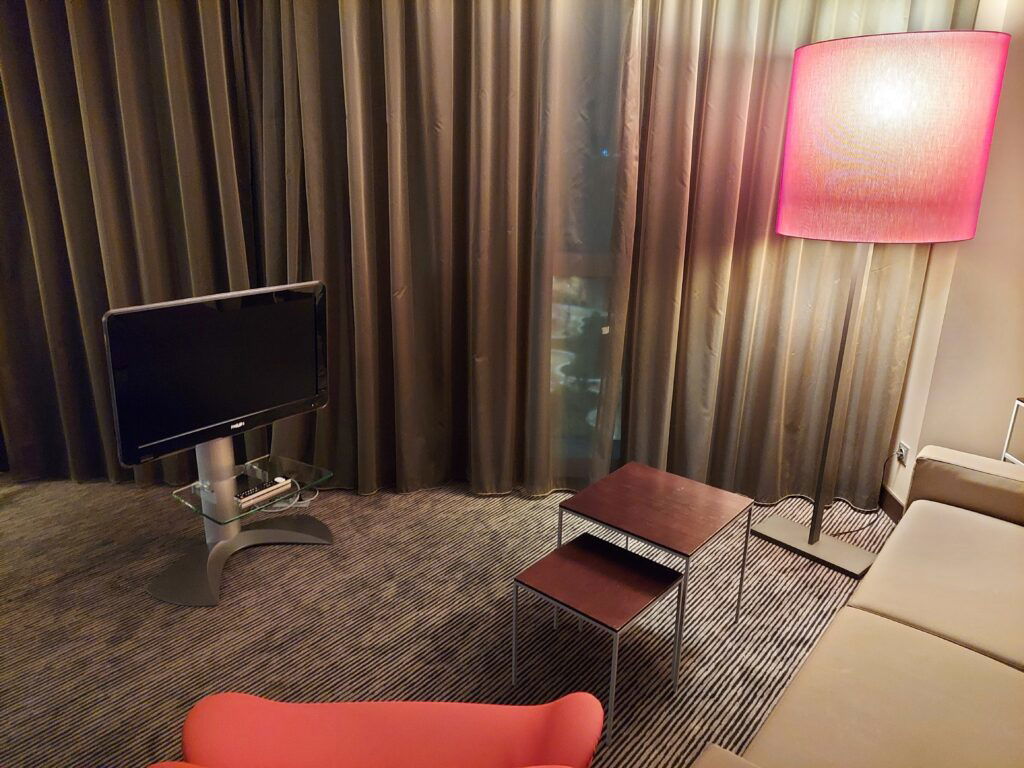 Novotel suite living room