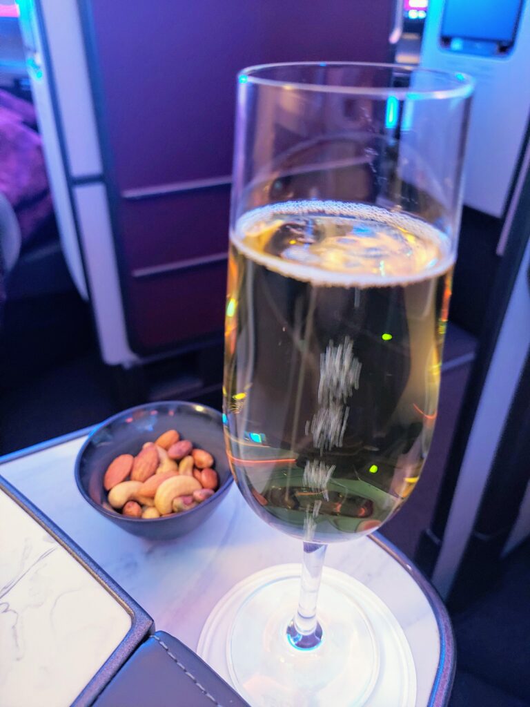 Finally - some champagne...