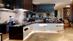 Etihad Business Class Lounge - Liwan Global Dining